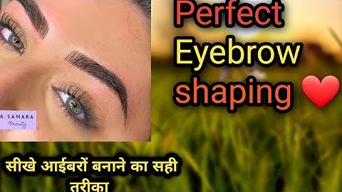 Thin Eyebrow Threading Tutorial // सीखे आईबरों बनाना // #virel #trending #eyebrows #tutorial