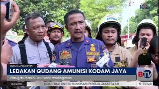 Api Bakar Gudang Amunisi Milik Kodam Jaya di Bogor Dipadamkan