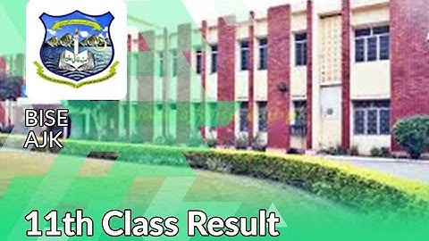 BISE AJK Mirpur Board AJKBISE 11 Class Result 2022