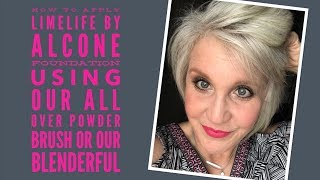 LimeLife by Alcone Foundation Application Using Different Tools || How To Apply Foundation