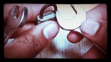 How to open a Lock with Nut Wrench [Life Hack]