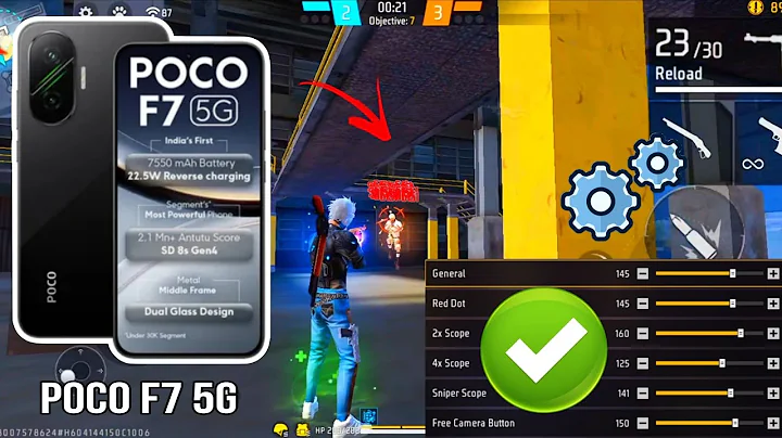 Poco F7 5g free fire sensitivity settings ⚙️ l Poco F7 5g free fire headshot settings free fire 