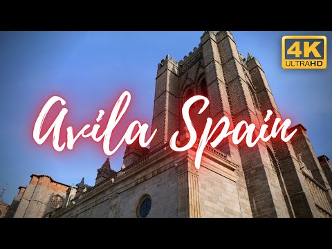Avila Spain 4k Tourist Attractions