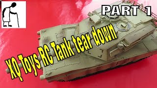 XQ Toys RC M1A2 Abrams Tank tear down PART 1