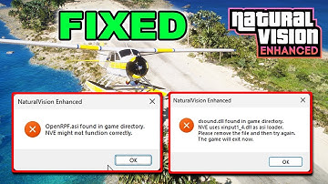 GTA 5 NVEnhaced ALL ERRORS Fixed on LATEST Update - GTA 5 ENHANCED OpenRPF.ASI & dsound.dll FIXED