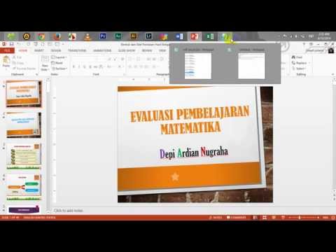 Cara mengubah File ektensi  ppsx ke Ektensi  ppt biasa