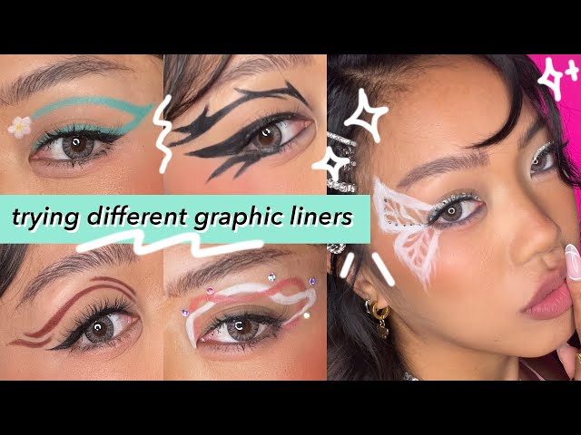 Graphic Eyeliner Is Trending - Here Are 5 Styles You Can Draw
