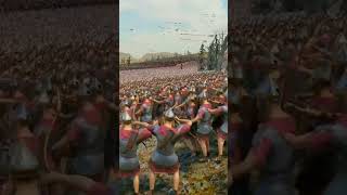 100000 MONGOLIAN SOLDIER vs 50000 ROMAN ARCHER #shorts