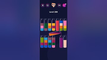 Get Color Bottle Game level 288 #shorts #pggaming