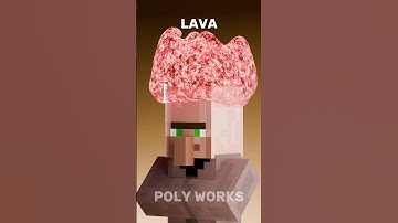 Minecrat Villager Vs Realistic Fluid Simulation