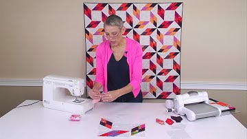 How to Piece the Diamond Point Pattern - Sizzix