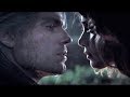 The Witcher 1x01 Renfri kiss Geralt of Rivia in Forest romantic Scene HD