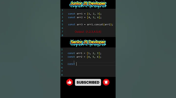 Javascript Spread Operator and Concat Method #javascript #coding #skills #tips