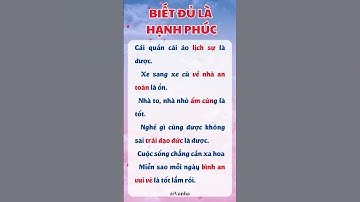 Biết đủ là hạnh phúc #short #video #viral #chiasecuocsong #@Summer31281