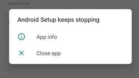 oneplus 7 pro android setup keeps stopping