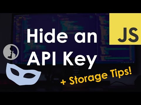 Hide An API Key JavaScript Tutorial 