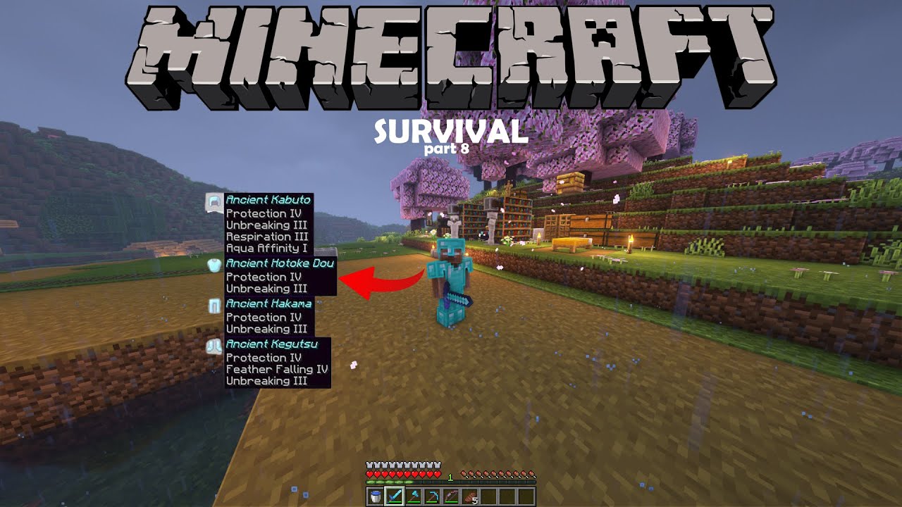 I made best enchanted diamond armour - Minecraft Survival part 8 - YouTube