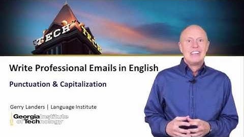 Common Errors in Punctuation of Professional Emails