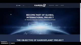 Kairos Planet Guide - How To Verify Your Account