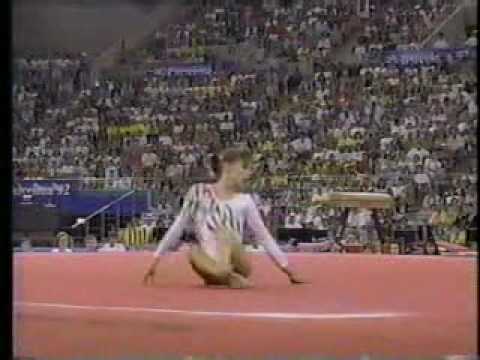 Henrietta Onodi - 1992 Olympics EF - Floor Exercise