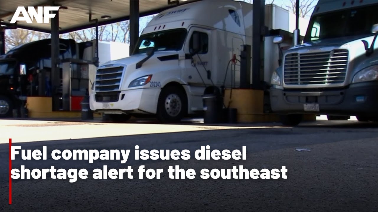 Fuel company issues diesel shortage alert for the southeast YouTube