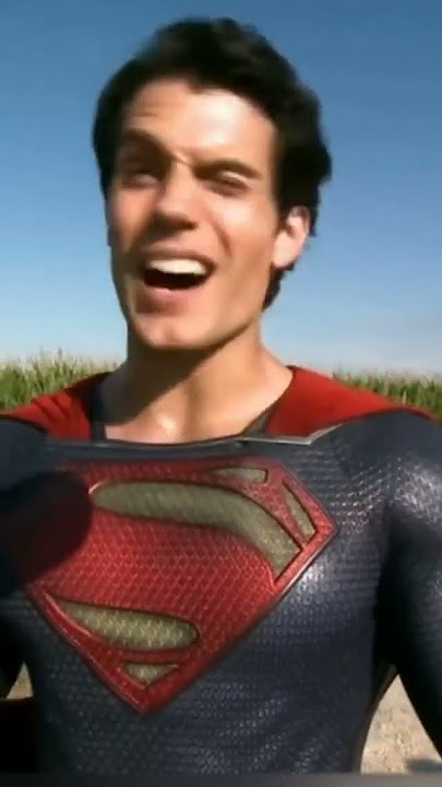 Henry Cavill in Superman Suit 🥺