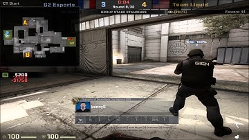 POV - KennyS (G2)(27-12) vs Liquid / cache / IEM Oakland 2017