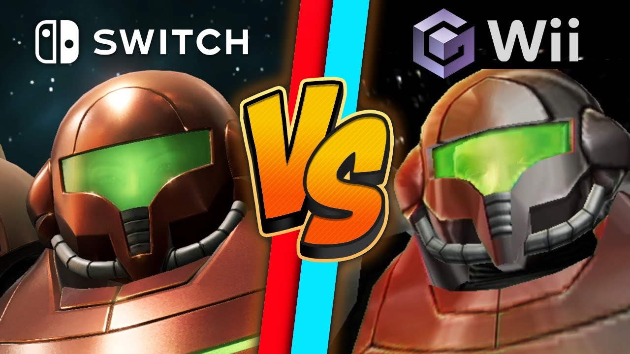Metroid Prime Remastered Graphics Comparison (Switch vs. Wii