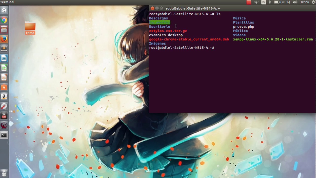 uso del comando mv en terminal Ubuntu - YouTube
