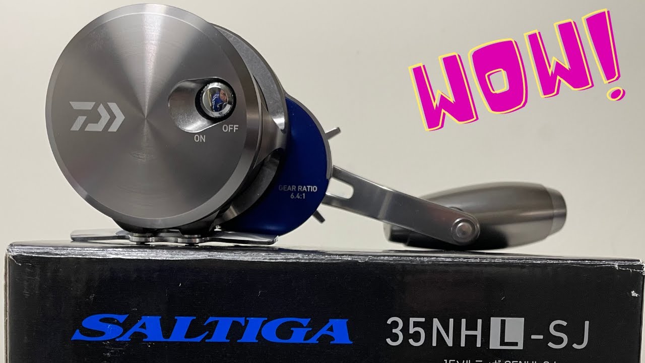 DAIWA SALTIGA 35 NHL-SJ UNBOXING 