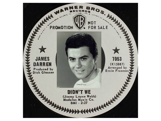 James Darren - Didn't We