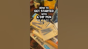 Bad Ink artist Lydia Roberts shows how to start with dip pen! #comics #manga #artist