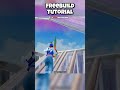 Freebuild Tutorial | #fortnite #freebuild #tutorial