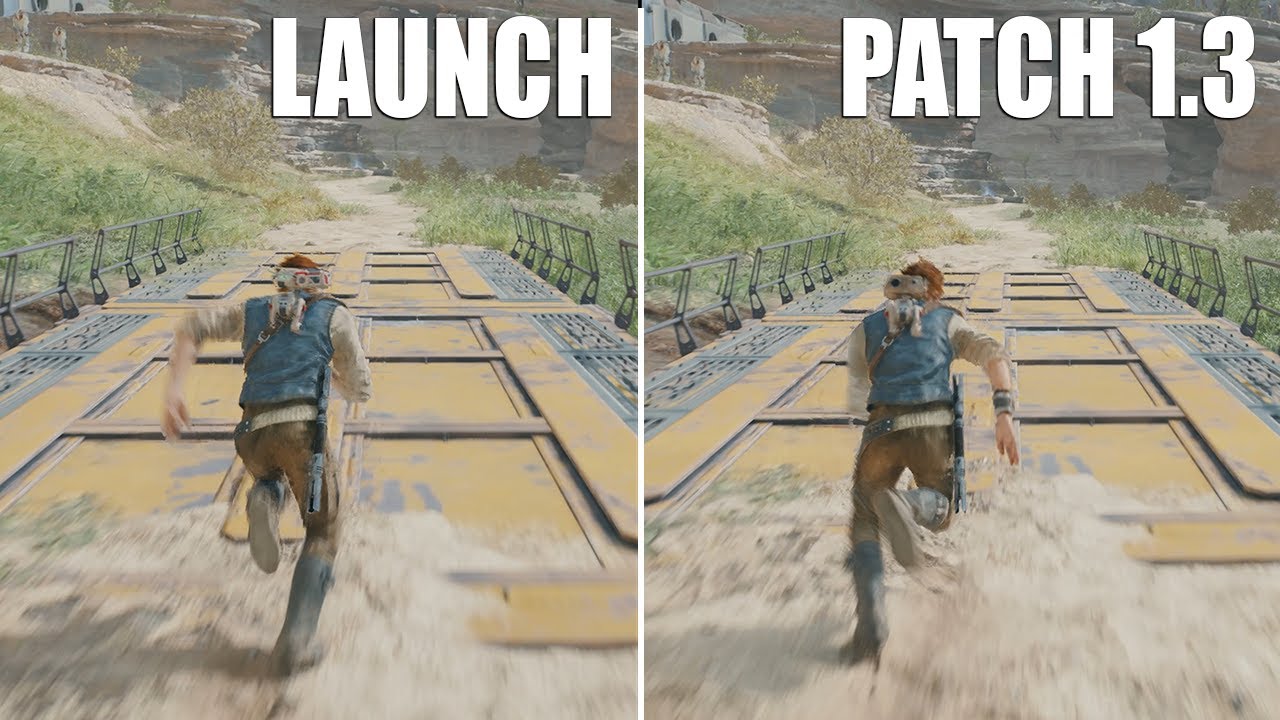 Launch vs. Patch 1.03 (3.5) FPS & Graphics | Star Wars Jedi: Survivor ...
