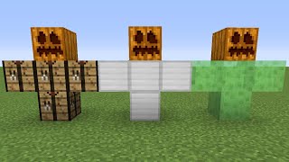 how to make minecraft golems