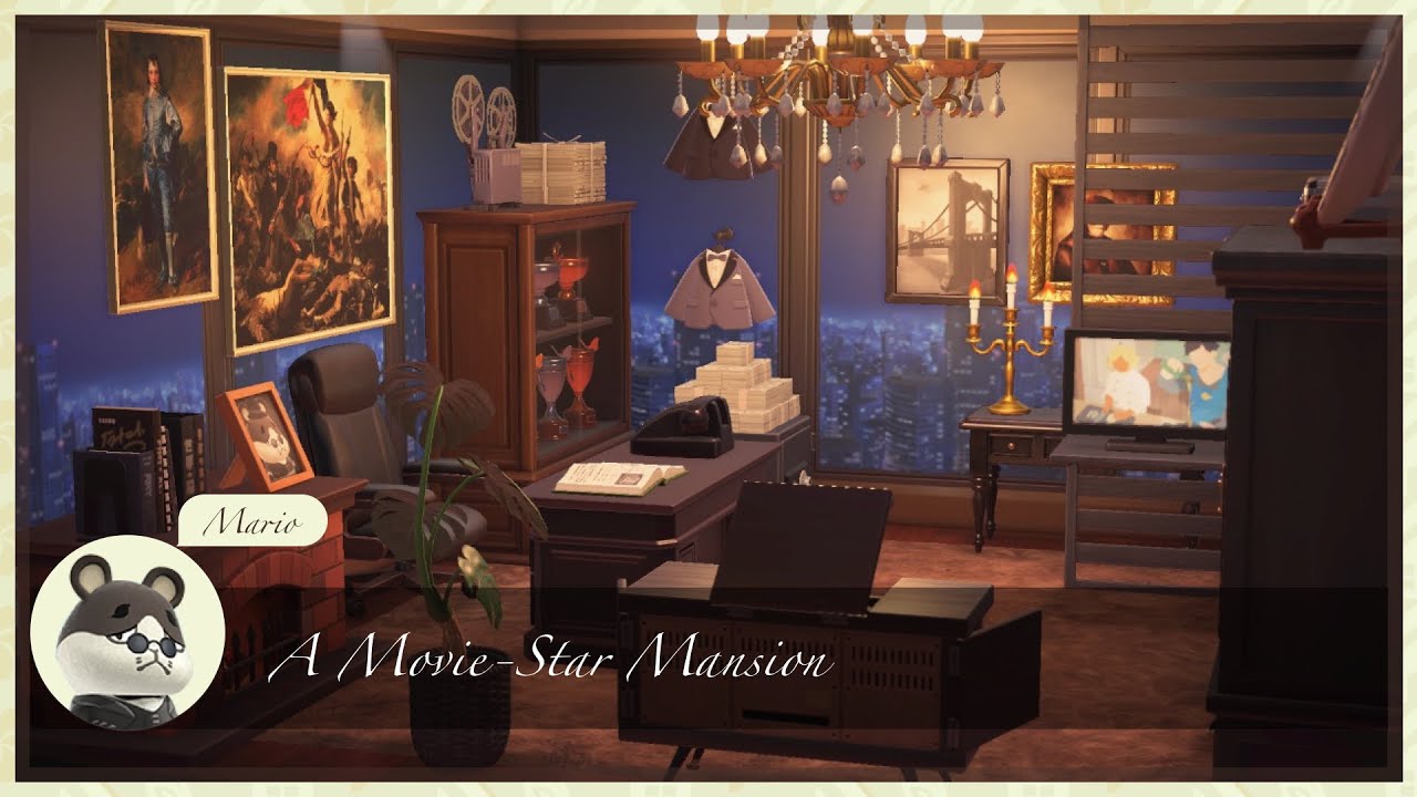ACNH HHP Mario's A MovieStar Mansion 보스터 ドンチヤン YouTube