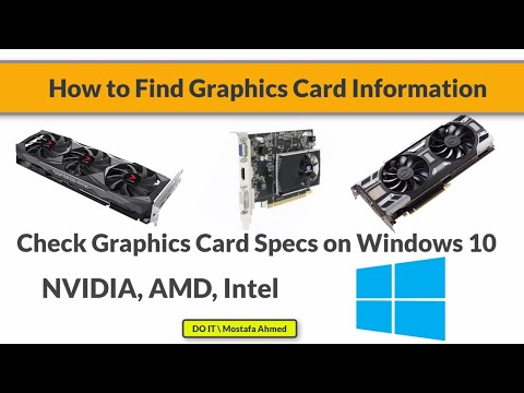 How to Find Graphics Card Information on Windows 10 PC. 4 Ways