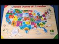 Kids do and learn usa states and capitals puzzle  improves attention  focus