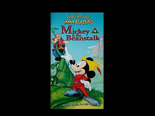 Mickey And The Beanstalk Vhs