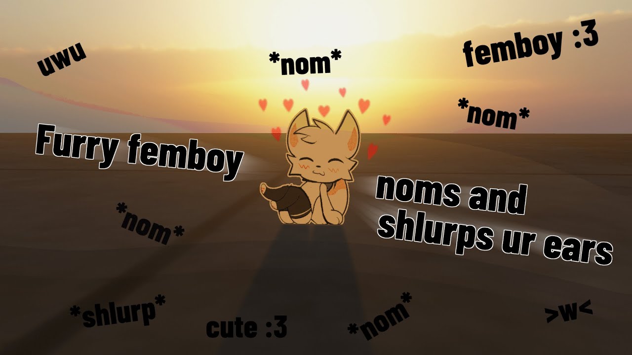 [Furry ASMR] Furry femboy noms and shlurps your ears :3