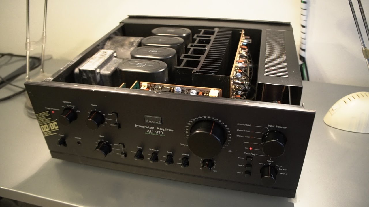 SANSUI AU-919 AU-D907(100V) AMPLIFICADOR INTEGRADO APRESENTAÇÃO DA