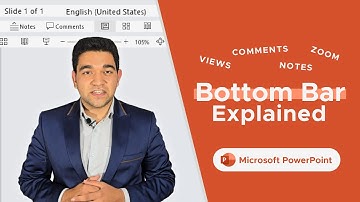 Microsoft PowerPoint Bottom Bar Explained (Zoom, Notes, Views & More)