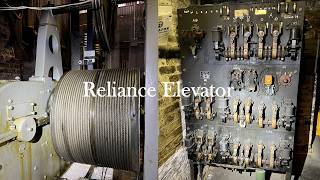 Historic 1910 Reliance Basement Winding Drum Traction Elevator Machine Room!