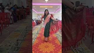 Wedding Walk Goals || #rampwalk #saree #marathi #shakyshaky #sanjurathod #maharashtra #lady #viral