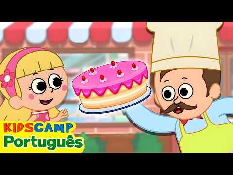 Pat A Cake | Cantigas de ninar para bebês | Campo das Crianças