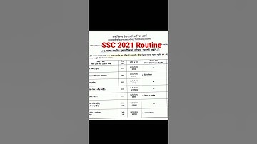 ssc 2021 Routine।। ssc routine 2021।।