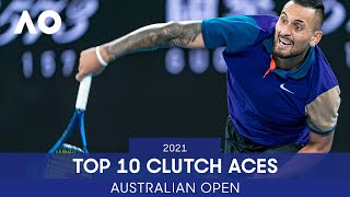 Top 10 Clutch Aces | Australian Open 2021 screenshot 2