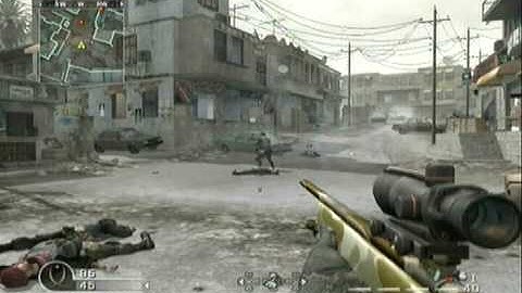 Cod4 no scope shot tutorial