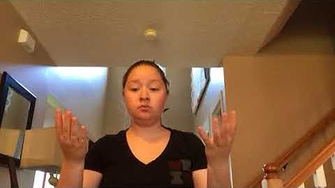 ASL video assignment