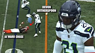 Devon Witherspoon TAUNTS Ja’Marr Chase after Locking him up 😳 Seahawks vs Bengals 2023 Wealth